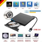 Graveur lecteur de dvd externe portable usb 3. 0 lecteur de cd / dvd - rw disqueur / graveur