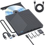 Graveur lecteur de dvd externe usb 3. 0 type c ohpa t069 haute vitesse lecteur de cd - dvd - rw disqueur ...