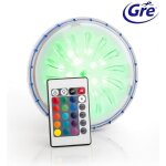 Gre - projecteur led couleur pour piscines hors - sol paroi en acier / mtal