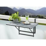 Greemotion 416505 toulouse table suspendue pour balcon