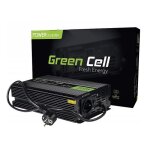 Convertisseur de tension - green cell - 300w / 600w - pur sinus - dc 12v � ac 230v - id�al pour camping ...
