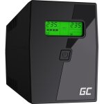 Onduleur micropower 600va green cell 360w batterie 12v 7ah lcd 2 prises schuko