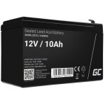 Batterie agm - greencell - 12v 10ah - �tanche - r�sistante - sans entretien