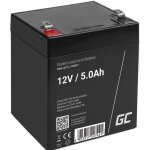 Greencell� rechargeable batterie agm 12v 5ah accumulateur au gel plomb cycles sans entretien vrla battery ...