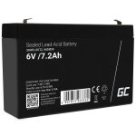 Greencell� rechargeable batterie agm 6v 72ah accumulateur au gel plomb cycles sans entretien vrla battery ...