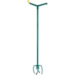 Griffe de jardinage � rotation en acier - outil de jardin utilisation debout pour b�cher et d�sherber ...