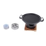Gril de barbecue - omabeta - mini gril portable - charbon - sans fumée - facile à nettoyer Gril de barbecue - omabeta - mini gril portable - charbon - sans fumée - facile à nettoyer