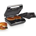 Gril à croque - monsieur compact pro 800w - princess - 3 jeux de plaques interchangeables Gril à croque - monsieur compact pro 800w - princess - 3 jeux de plaques interchangeables