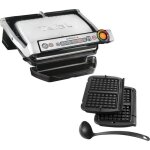 Tefal optigrill + plaques  gaufres optigrill + grill intelligent 6 programmes mode manuel 4 personnes ...