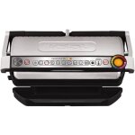 Gril lectrique tefal optigrill xl gc722d - noir - argent - plaques anti - adhsives - 2000w - indicateurs ...