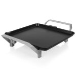 Gril de table lectrique princess chef premium - noir et argent - plaque chauffante teppanyaki - 1500 ...