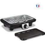 Grill barbecue / plancha lectrique - tefal - yy3818fb - puissant 2100 w - plaque plancha incluse