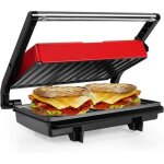 Grill �lectrique - gotoll - appareil � sandwich presses � panini croque monsieur plaques anti - adh�sives ...
