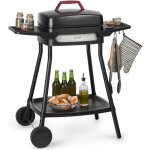 Grill électrique klarstein gatsby 2000w - table dappoint - bac récupérateur de graisse - noir Grill électrique klarstein gatsby 2000w - table dappoint - bac récupérateur de graisse - noir