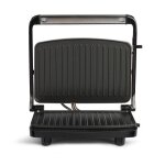 Grill viandes et panini - livoo doc232g - 750w gris / noir - surface de cuisson de 23 x 15 cm