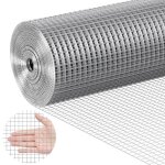 Grillage mtallique soud - vevor - 915 mm x 3048 m - galvanis - 127 x 127 mm - calibre 19 - cages  ...