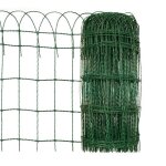 Grillage ornemental en rouleaux fils mtalliques torsadsvertmaille: 15 x 9 cm4 tailles 40 cm x 10 m