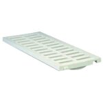 Grille de caniveau - girpi - pvc renforc�e - 130 x 500 mm - couleur gris - poids max 8 kg