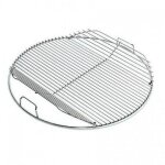 Grille de cuisson articul�e - weber - � 47 cm - acier nickel� - pour barbecue one touch