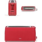 Grille pain baguettes 900w rouge large fente 7 positions ejection automatique Grille pain baguettes 900w rouge large fente 7 positions ejection automatique
