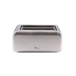 Grille pain - little balance - 1450w - 2 fentes longues 23. 7cm - 3 fonctions - inox
