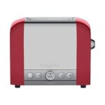 Grille - pain - magimix - 11506 rouge - 2 fentes extra - larges - 8 niveaux de dorage