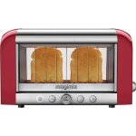 Grille pain - magimix - vision rouge - 2 tranches - 1450 watt - 8 niveaux de dorage