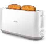 Grille - pain - philips - hd2590 / 00 - collection daily petit d�jeuner - 1 fente longue - 830w - blanc ...