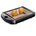 Melissa 16140145 - grille - pain plat avec tiroir ramasse - miettes amovible 600 w - noir Melissa 16140145 - grille - pain plat avec tiroir ramasse - miettes amovible 600 w - noir