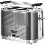 Grille - pain - russell hobbs - geo steel - mtal textur - 1640 w - fonctions lift?n look rchauffage ...