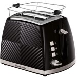 Grille - pain russell hobbs groove 2s noir - 2 tranches 7 niveaux de dorage fonction dgivrage