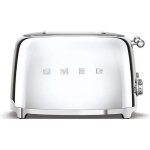 Grille - pain smeg 4 tranches années 50 - 2000w b chromé tsf03sseu métal Grille - pain smeg 4 tranches années 50 - 2000w b chromé tsf03sseu métal