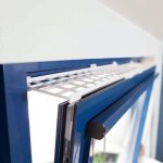 Une grille de protection pour fentre (oscillo - battant dessus) extensible - trixie