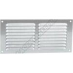 Grille rectangulaire horizontale avec moustiquaire