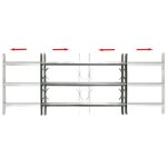 Grille r�glable de s�curit� de fen�tres - keenso - fashtroom - blanc - acier - < 300 kg