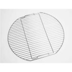Grille barbecue ronde �55 cm somagic ? acier chrom� pour arkansas et qooka a577