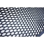 Grille universelle calandre noir nid dabeille pare - choc prise dair 104 x 34 cm