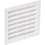 Grille de ventilation en applique type 50cm� carr�e 100x100mm - nicoll - 1b64