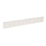 Grille de ventilation en applique rectangulaire plate  fermeture 40x300mm - nicoll - 1pf300