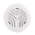 Grille de ventilation  encastrer aration intrieur pour tubes pvc 100mm blanc - nicoll - 1gatm100