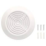 Grille de ventilation - kotarbau - 100 mm - anti - insectes - installation plafond - pvc blanc Grille de ventilation - kotarbau - 100 mm - anti - insectes - installation plafond - pvc blanc