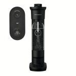 Grohe blue fizz premium - machine � eau gazeuse 850?ml noir batterie lithium?ion pr�r�glage co?