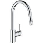 Grohe mitigeur �vier monocommande concetto 31483002 - bec tube pivotant - rotation 360� - douchette extractibl ...