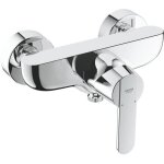 Grohe mitigeur monocommande bain douche get montage mural raccord filet� pour flexible en 1 / 2 rosaces ...
