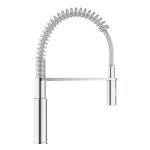 Grohe robinet �vier de cuisine get mitigeur monocommande 2 jets robinet avec douchette extractible professionn ...