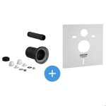 Grohe - set garniture de raccordement pour wc suspendu + isolation phonique (37311k00 - set)