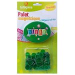 Gros aimant ramasse jetons pour loto bingo + 100 pions vert - palet magnetique - accessoires jeu - kit ... Gros aimant ramasse jetons pour loto bingo + 100 pions vert - palet magnetique - accessoires jeu - kit ...