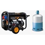 Groupe �lectrog�ne gaz / essence kompak k10000tet - df - 8000w mono et tri