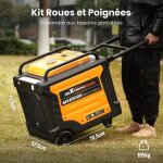Groupe electrogene inverter à lessence 7000w générateur demarrage electrique pour camping car Groupe electrogene inverter à lessence 7000w générateur demarrage electrique pour camping car