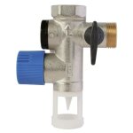 Groupe de s�curit� somatherm nf - droit - laiton 3 / 4 pour chauffe - eau